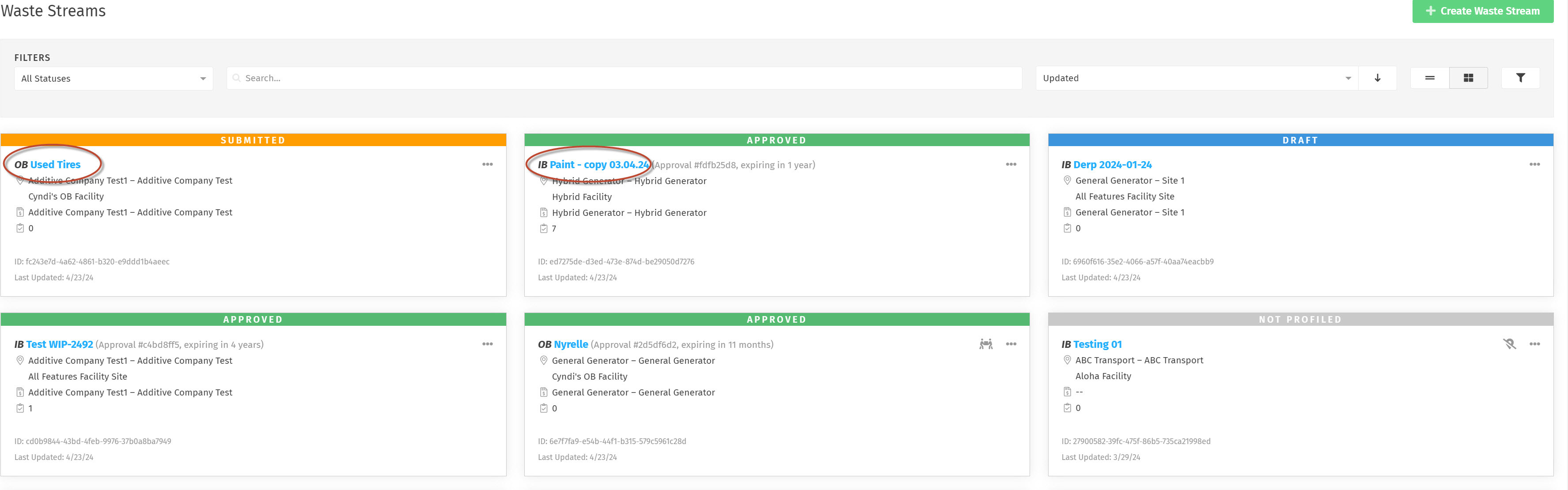 Inbound and Outbound Tagging
