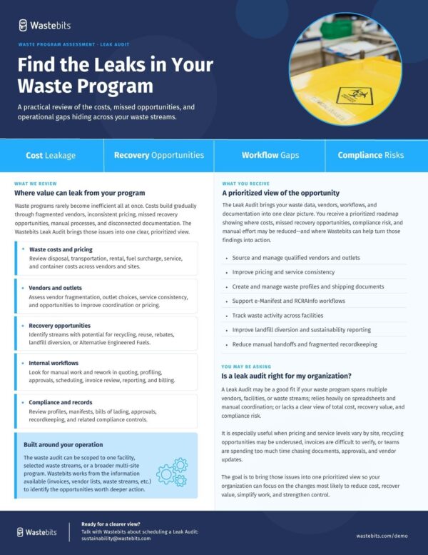 Find the Leaks in Your Waste Program